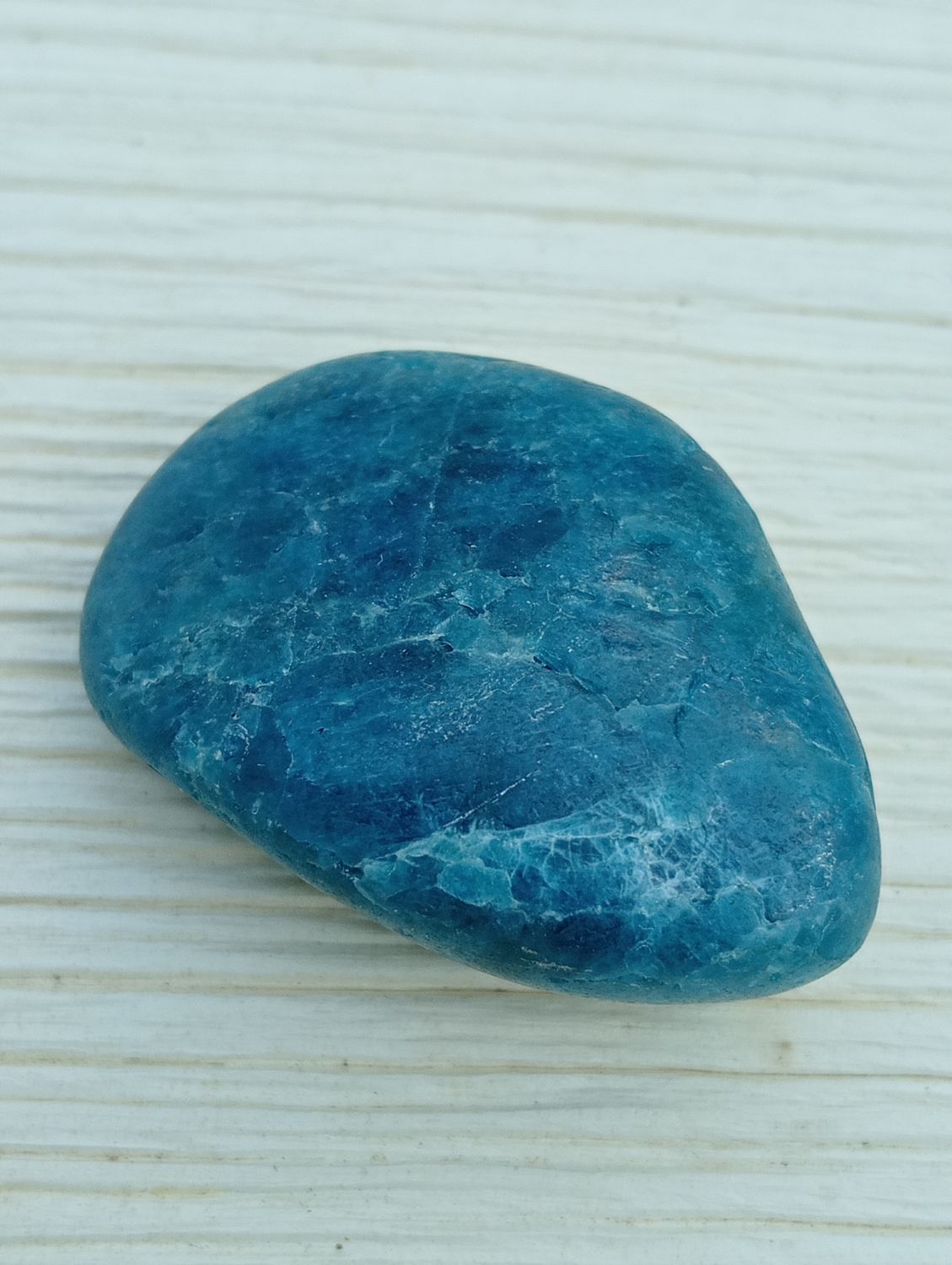 Blauwe Apetiet Trommelsteen