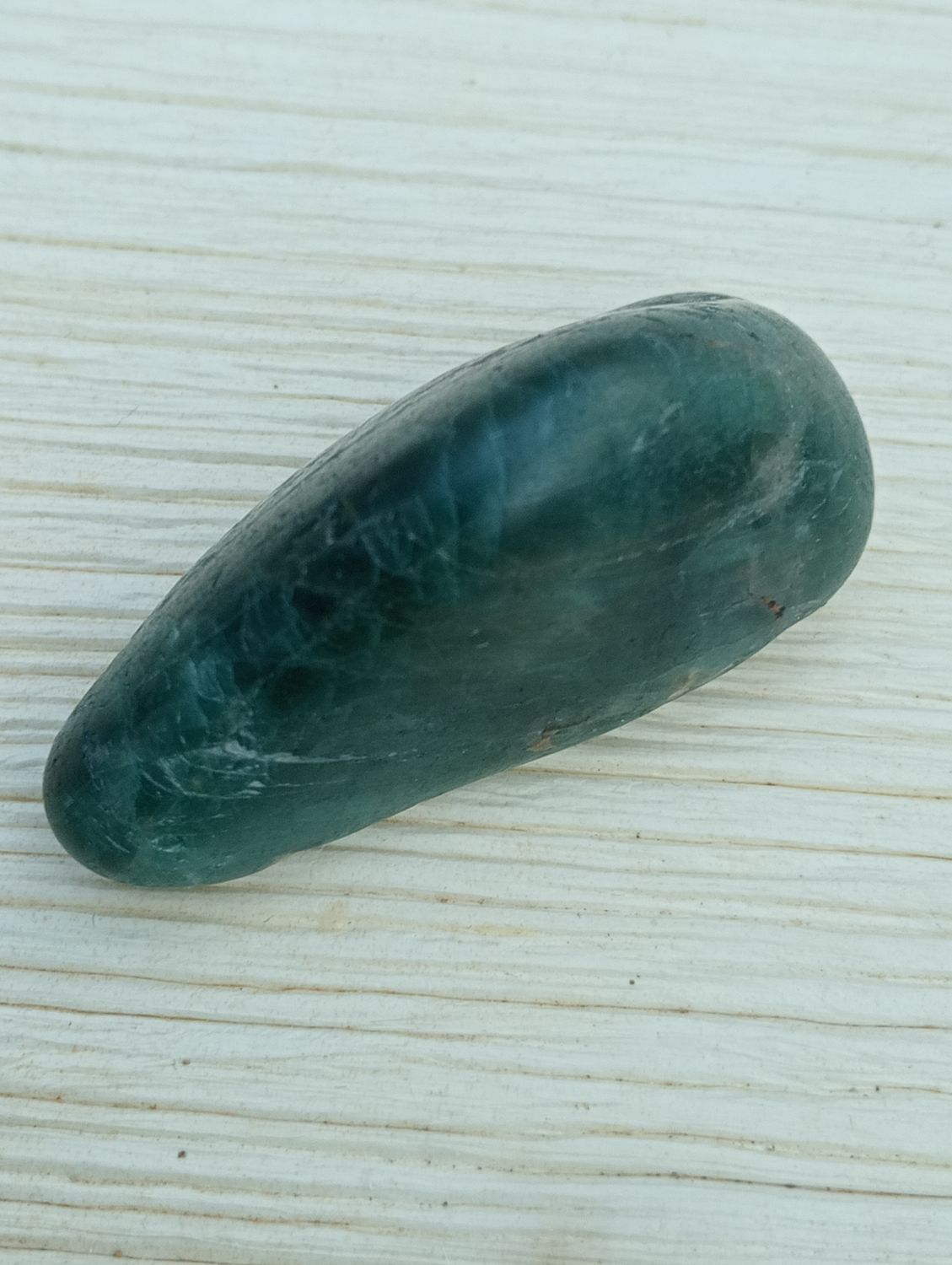 Groene Apetiet Trommelsteen