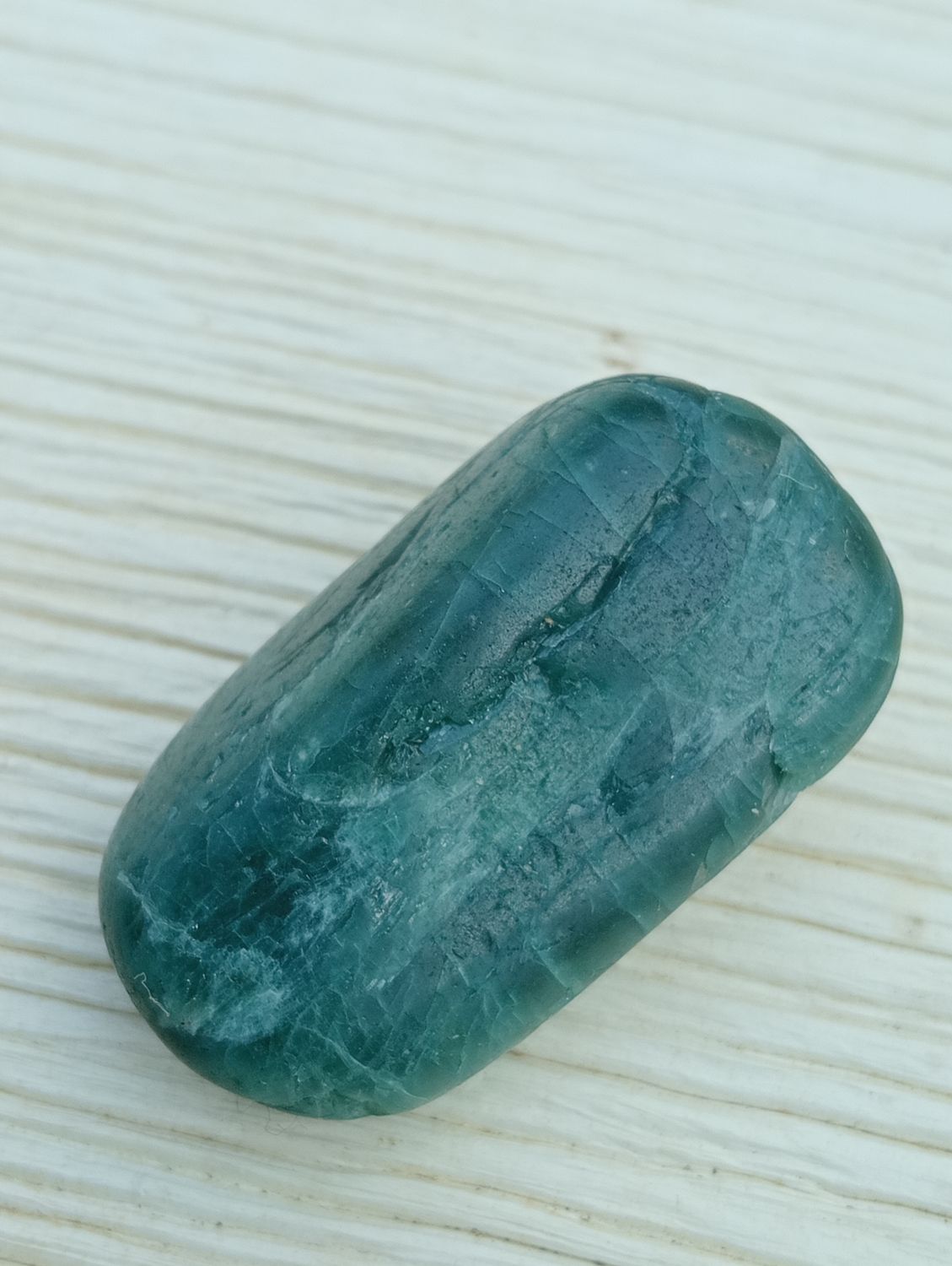 Groene Apetiet Trommelsteen