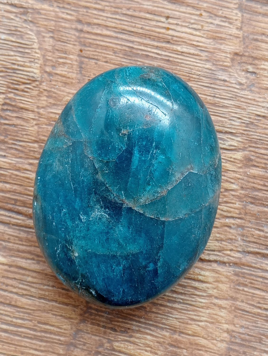Blauwe Apetiet Handsteen