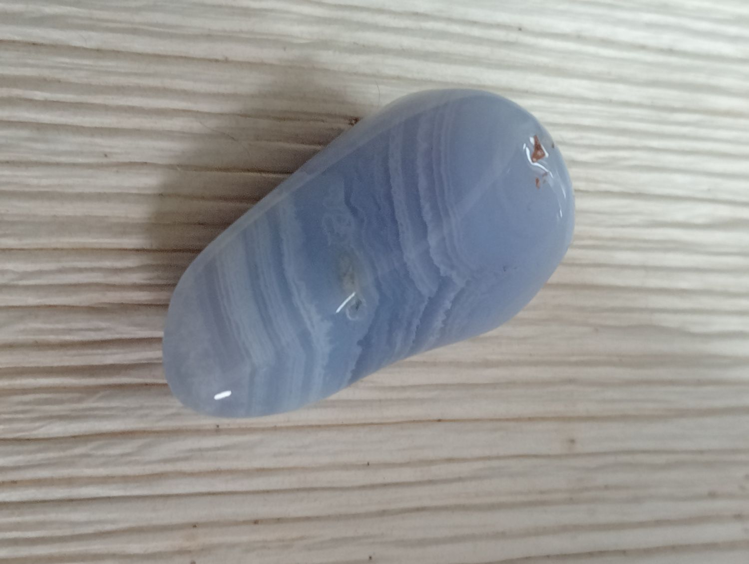 Blue Lace Agaat/Blauwe Chalcedoon Trommelsteen
