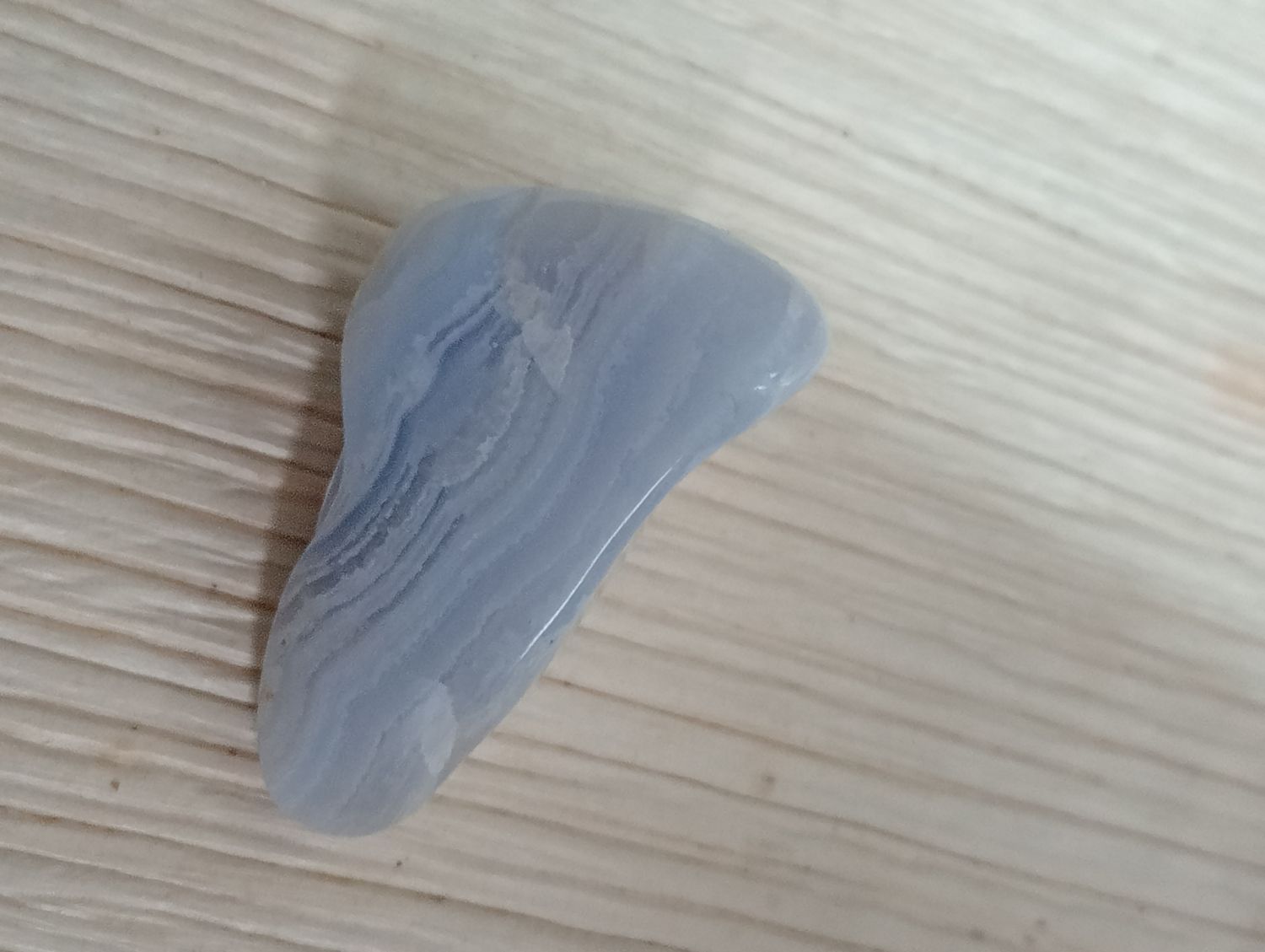 Blue Lace Agaat/Blauwe Chalcedoon Trommelsteen