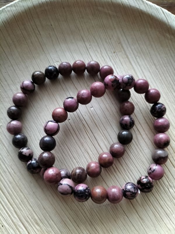 Armbandje Rhodoniet