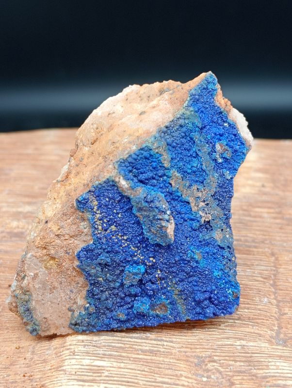 Malachiet en Azuriet op Matrix