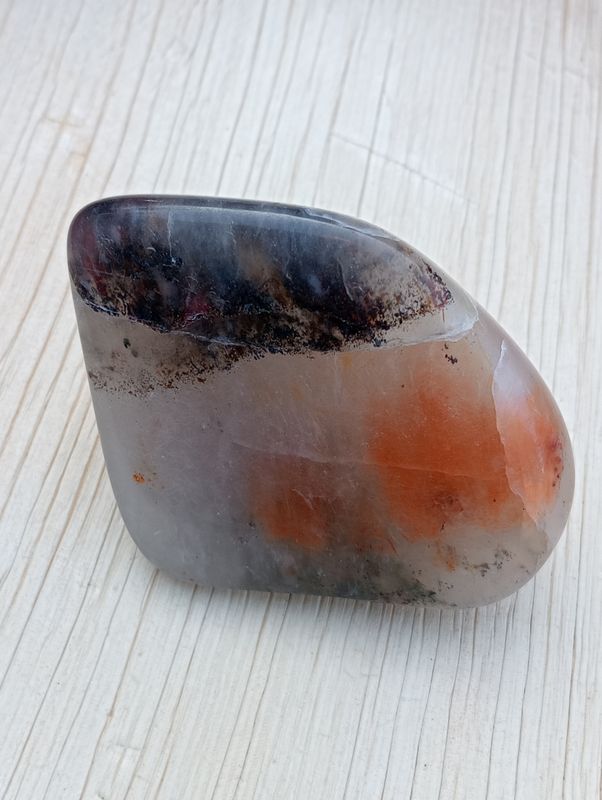 Hematiet Kwarts Handsteen