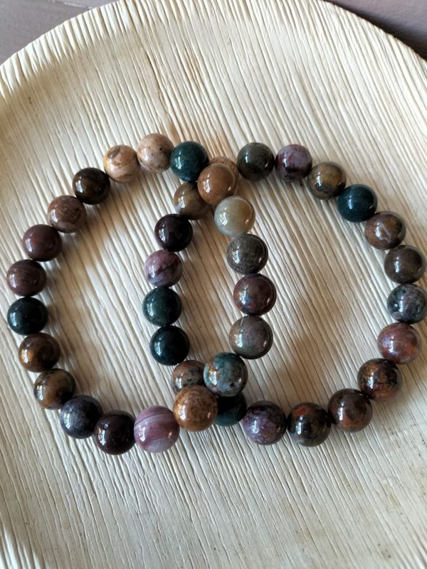 armbandje Oceaan jaspis