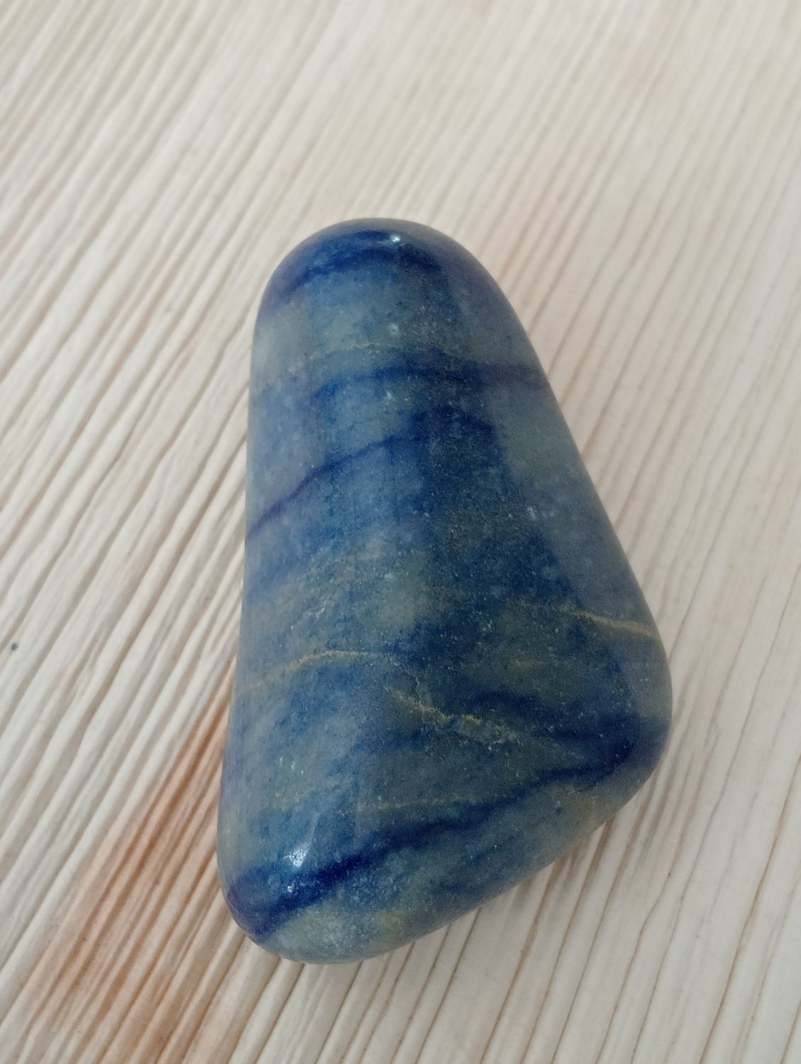 Blauwe Aventurijn Handsteen 