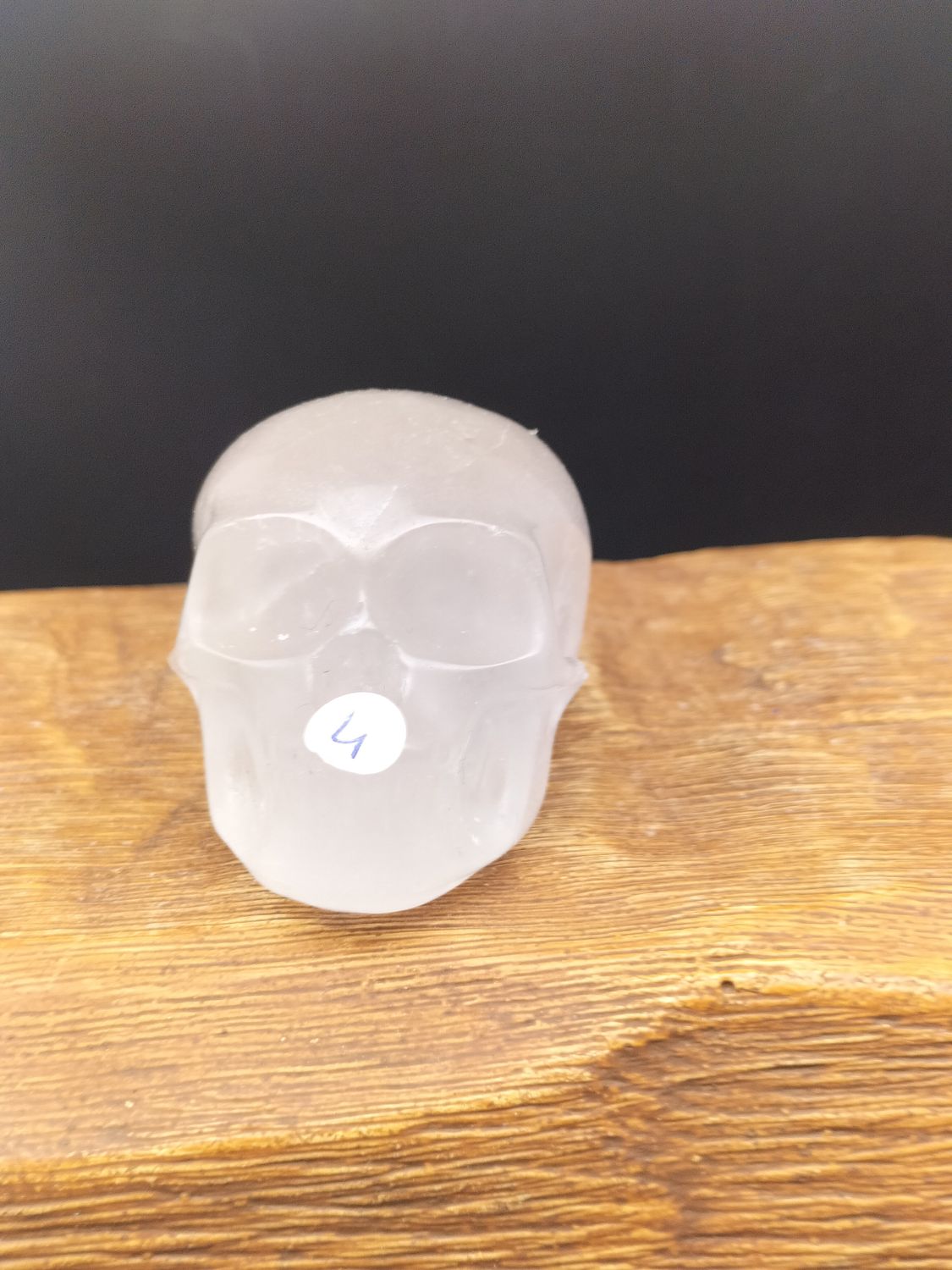 Bergkristal skull