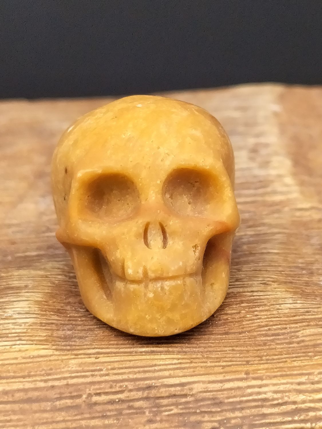 Gele Jaspis mini skull
