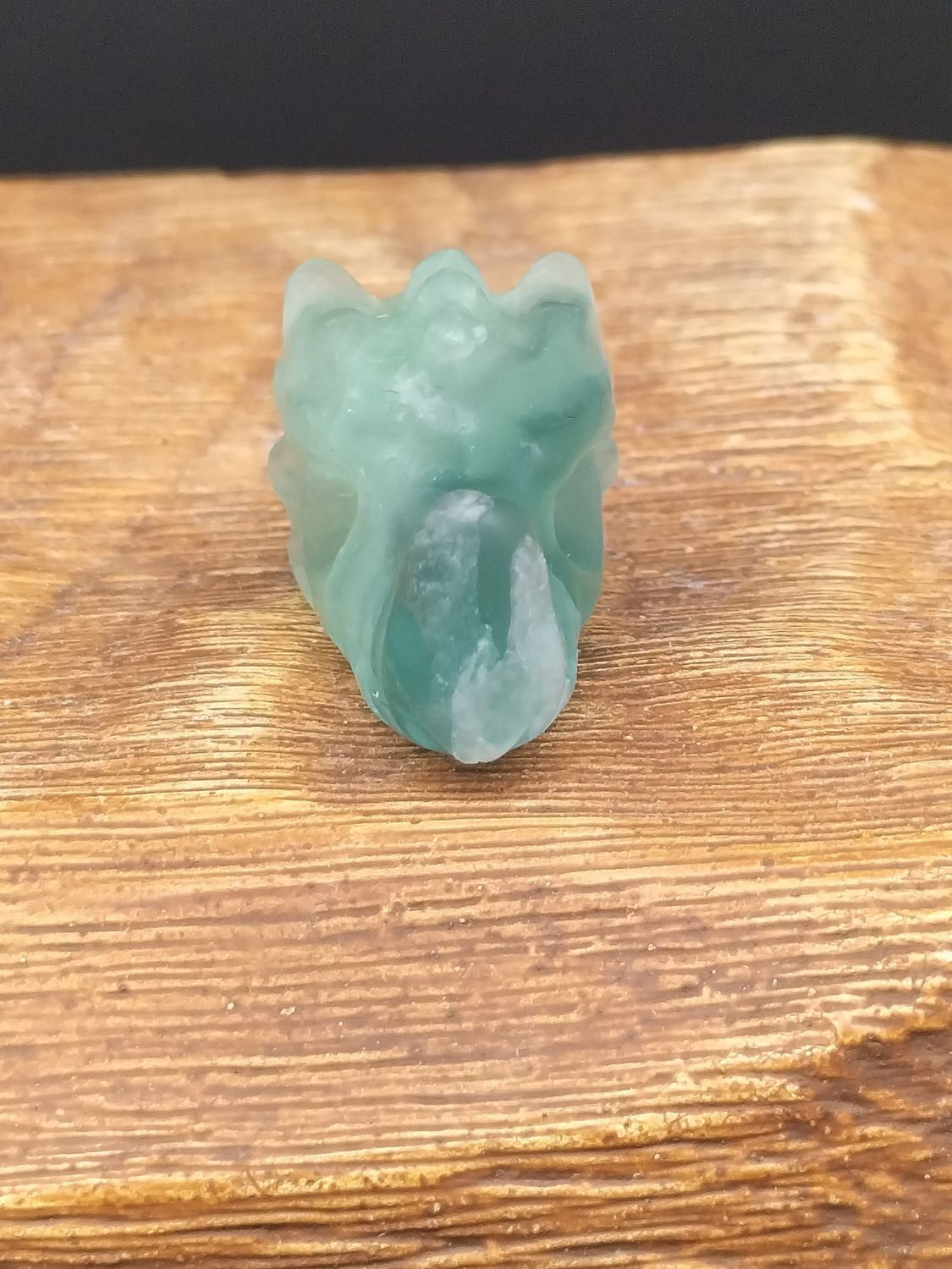 Fluoriet mini drakenkop