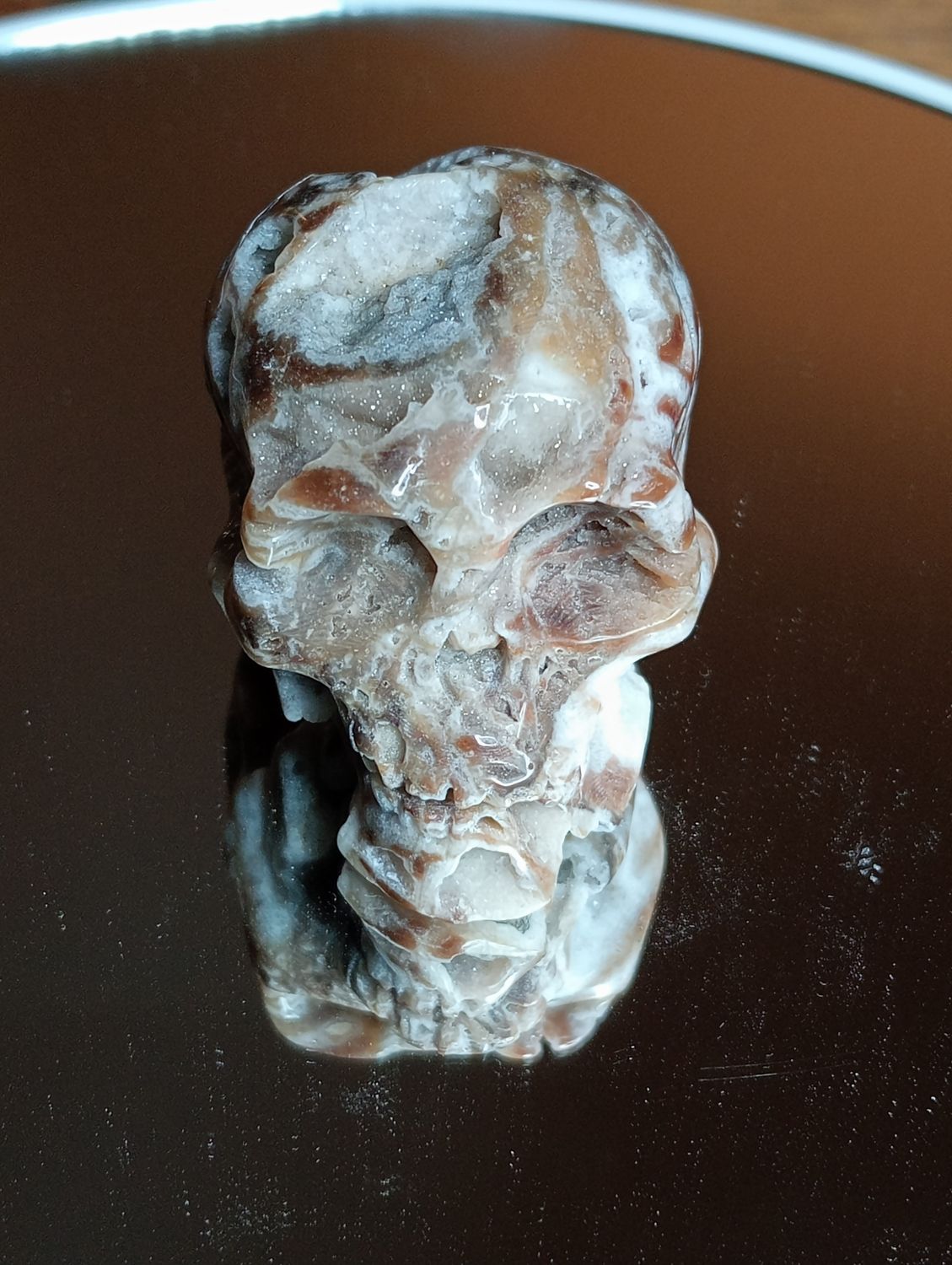 Chalcedoon Skull
