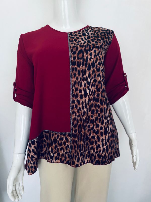 Tunique côté leopard