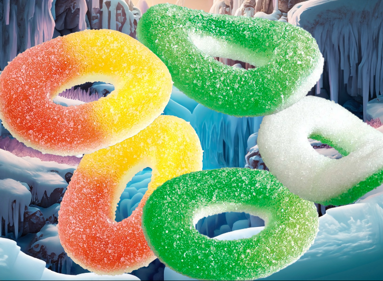 Freezedry-Candy Saure Ringe