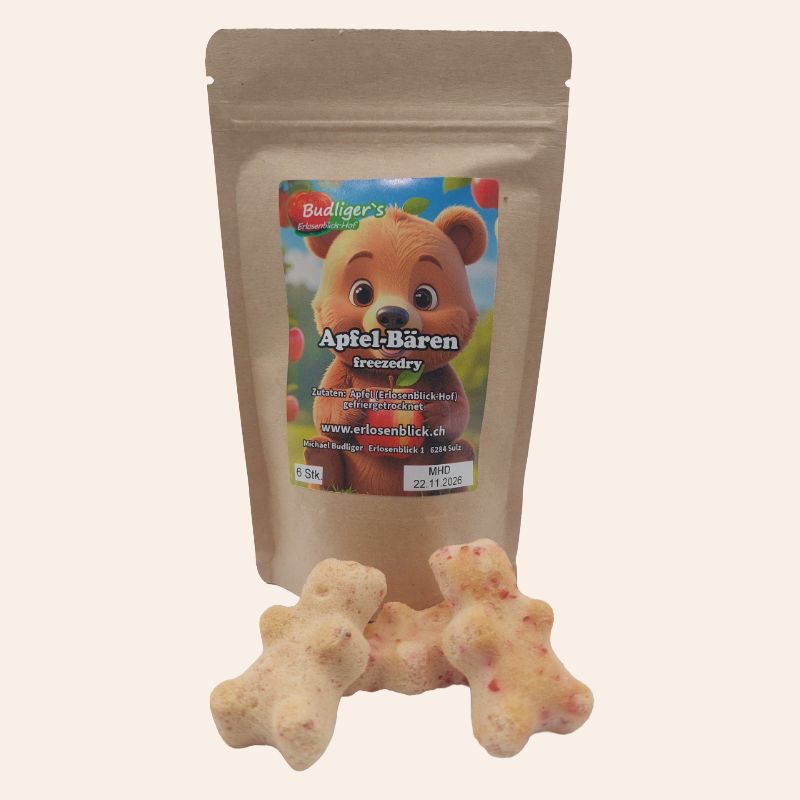 Freezedry Apfel-Bären