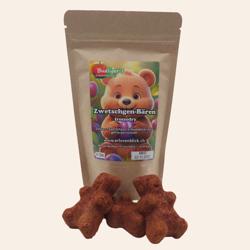 Freezedry Zwetschgen-Bären