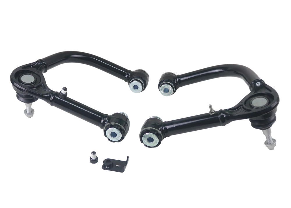 Whiteline Front Fixed Offset Upper Control Arm Assembly including Ball Joints to suit VW Amarok, Ford Everest UB / P704 and Ranger PY / P703 4x4 with Steel Steering Knuckles