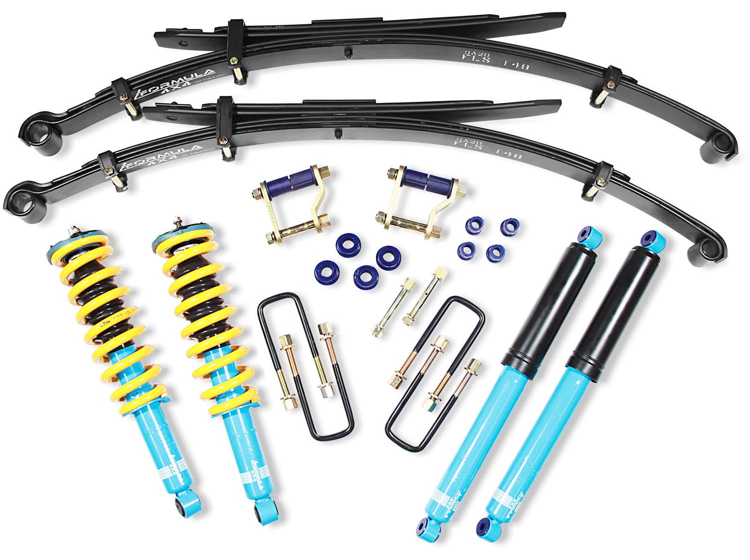 2 Inch 50mm Formula 4x4 ReadyStrut Lift Kit to suit Isuzu D-Max TF/RG01 2019-on &amp; Mazda BT-50 TFS/RG04 2020-on