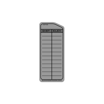 DOPE Card Sticker Gray