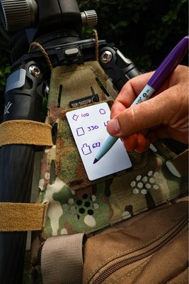 Small whiteboard for shooting