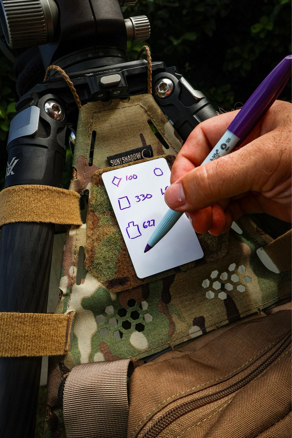 Small whiteboard for shooting
