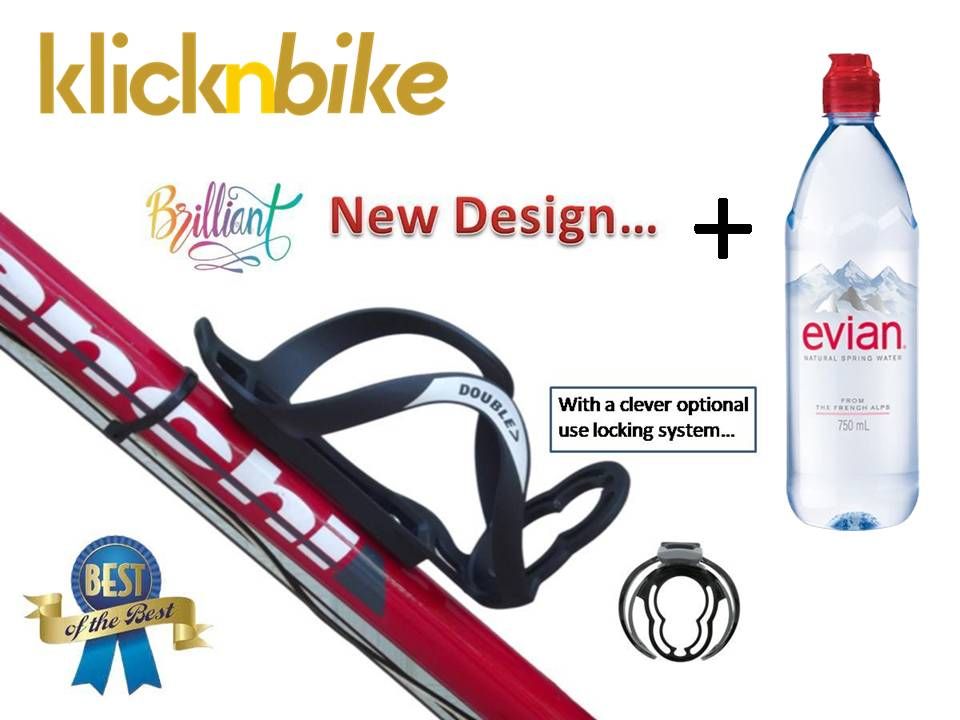 Bike Water Bottle Cage with Unique Locking System...