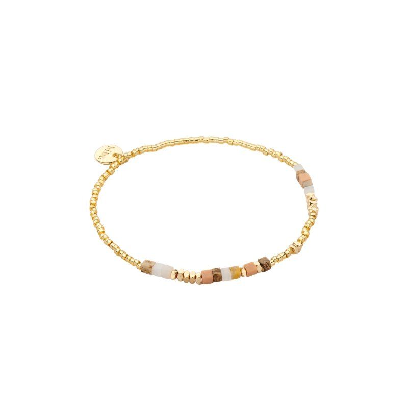 Biba armbandje Colourful Joy Beige - 54981-01