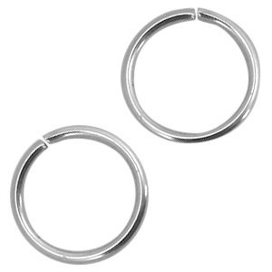 Roestvrij stalen (RVS) Stainless steel  montagering 4mm Zilver