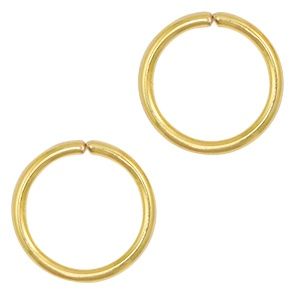 Roestvrij stalen (RVS) Stainless steel montagering 6mm goud