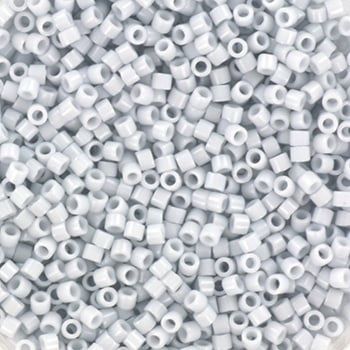 Miyuki Delica 11/0 DB-0209 Opaque Luster Light Grey
