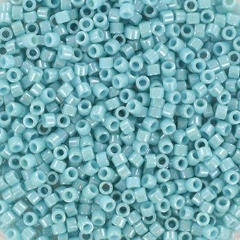 Miyuki Delica 11/0 DB-0217 Opaque Luster Turquoise Green