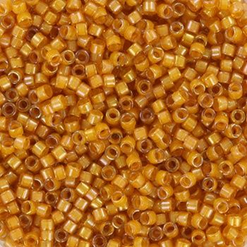 Miyuki Delica 11/0 DB-0272 Goldenrod Lined Topaz AB