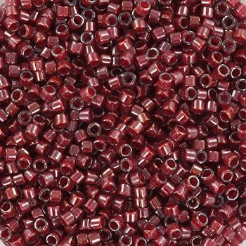 Miyuki Delica 11/0 DB-0280 Cranberry Lined Luster Crystal