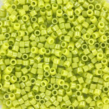 Miyuki Delica 11/0 DB-0262 Opaque Luster Chartreuse