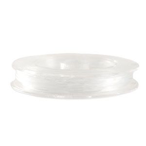 Elastiek rijgdraad 1.0mm transparant