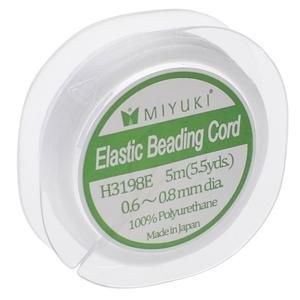 Miyuki elastiek koord 0.6-0.8 mm