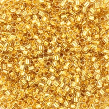 Miyuki Delica 11/0 DB-0033 24kt Gold Lined Crystal