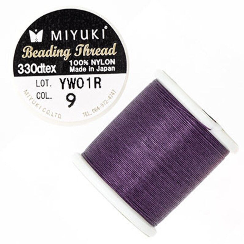 Miyuki Beading thread (09) Aubergine Purple