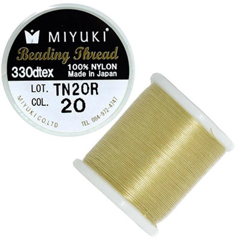 Miyuki Beading thread (20) Champagne Gold