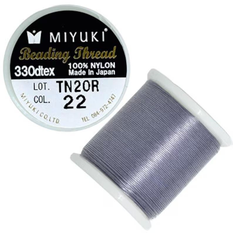 Miyuki Beading thread (22) Dark Grey