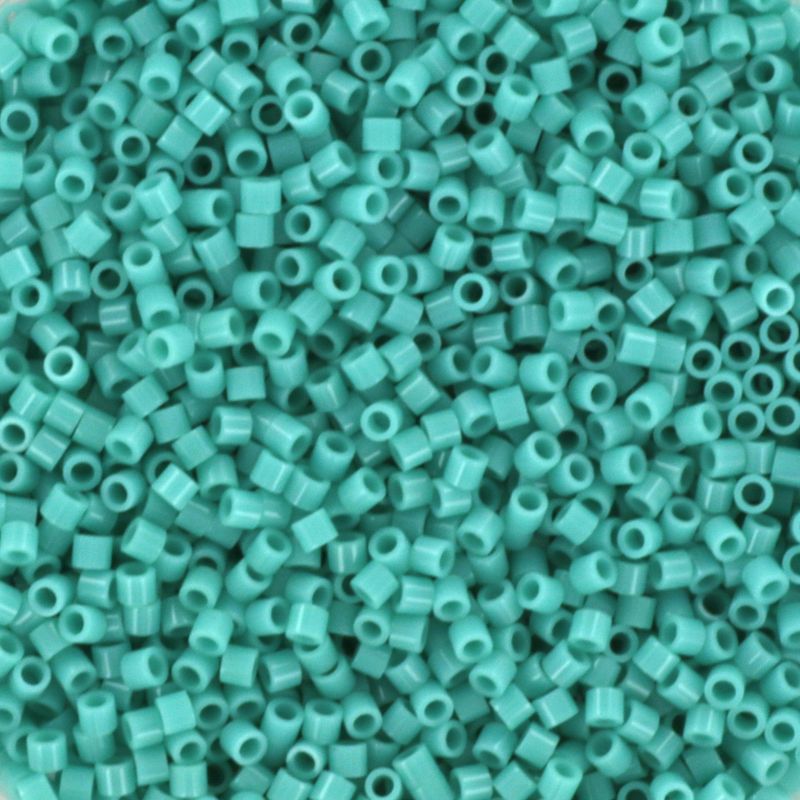 Miyuki Delica 15/0 DB-0729 Opaque Turqoise Green