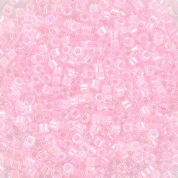 Miyuki Delica 11/0 DB-0055 Pink Lined Crystal AB