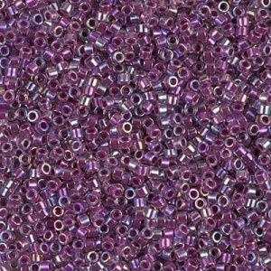 Miyuki Delica 11/0 DB-0056 Raspberry Lined AB