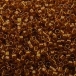 Miyuki Delica 11/0 DB-0065 Lined Topaz AB