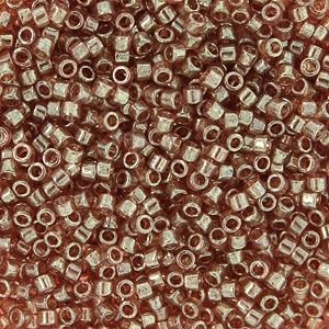 Miyuki Delica 11/0 DB-0102 Peach Topaz Gold Luster