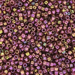 Miyuki Delica 11/0 DB-0103 Gold Red Luster