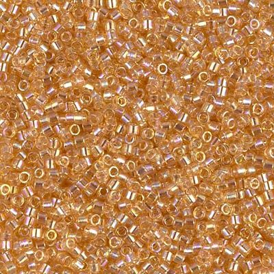 Miyuki Delica 11/0 DB-0100 Transparant Light Amber AB
