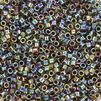 Miyuki Delica 11/0 DB-0089 Blue Lined Light Topaz AB