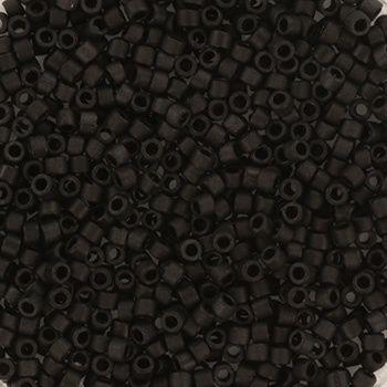 Miyuki Delica 11/0 DB-0310 Opaque Matte Black