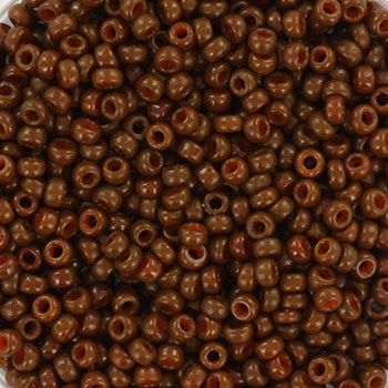 Miyuki Rocailles 11/0 4492 Duracoat Opaque Cognac