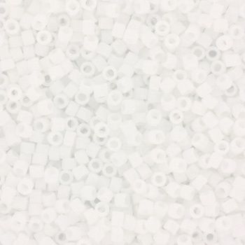 Miyuki Delica 11/0 DB-0351 Opaque Matte AB White
